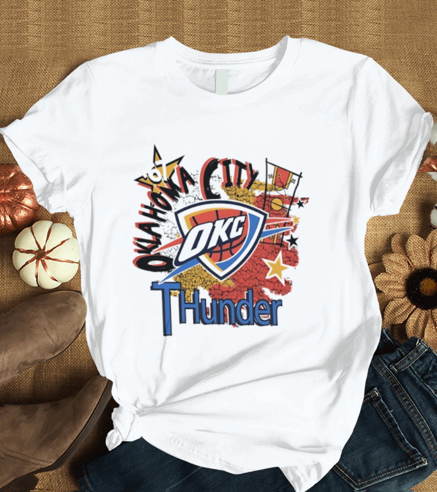 Oklahoma City OKC Thunder '67 Hardwood Classics T-Shirt