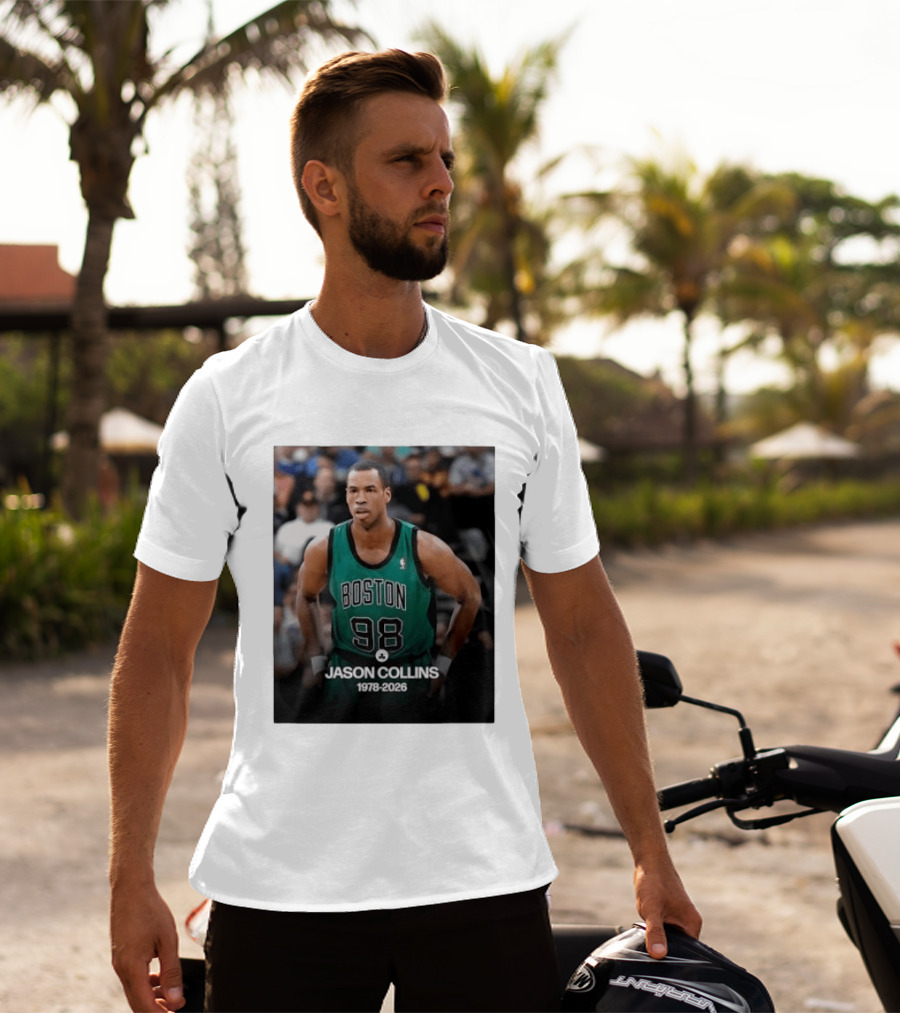 Boston Jason Collins 1978 2026 98 Rest In Peace T-Shirt
