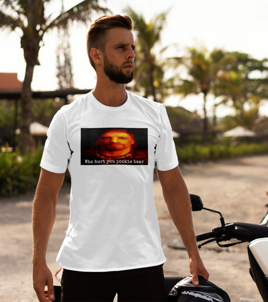 Who Hurt You Pookie Bear Video Game T-Shirt