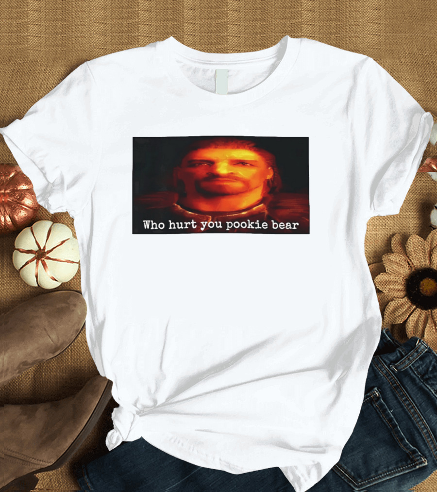 Who Hurt You Pookie Bear Video Game T-Shirt