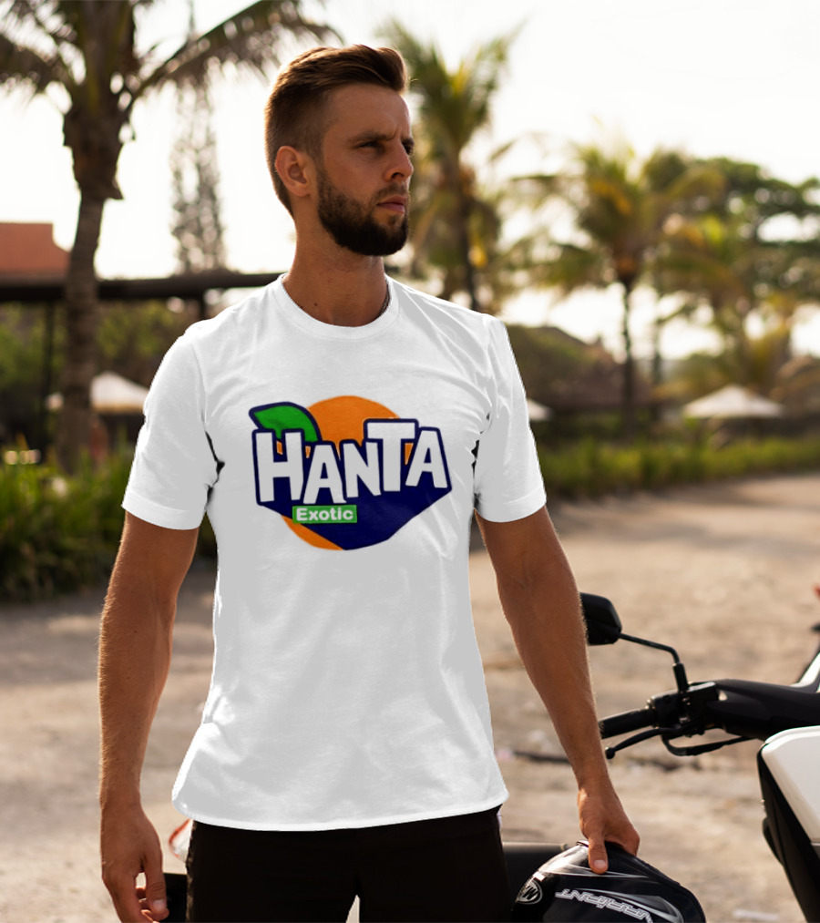 Hanta Exotic Fanta Leaf Orange T-Shirt