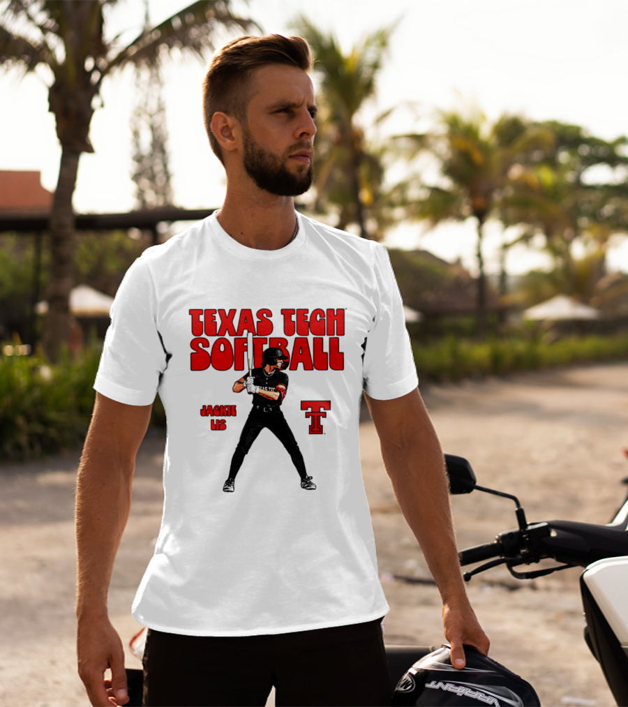 Texas Tech Red Raiders Jackie Lis Softball Player T-Shirt