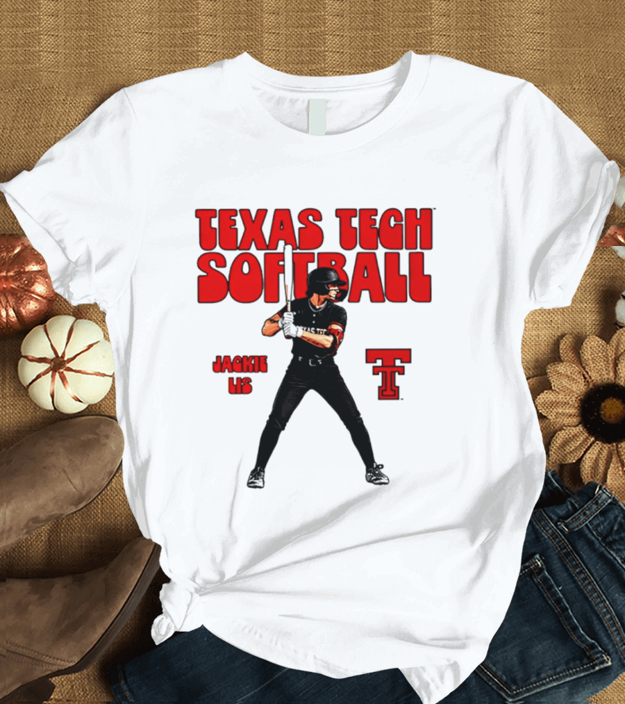 Texas Tech Red Raiders Jackie Lis Softball Player T-Shirt