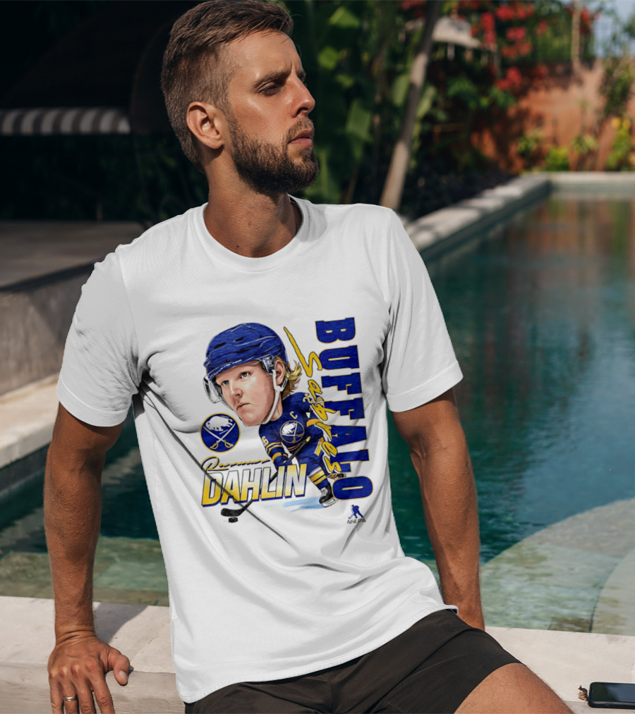 Rasmus Dahlin Captain Buffalo Sabres NHLPA Caricature T-Shirt