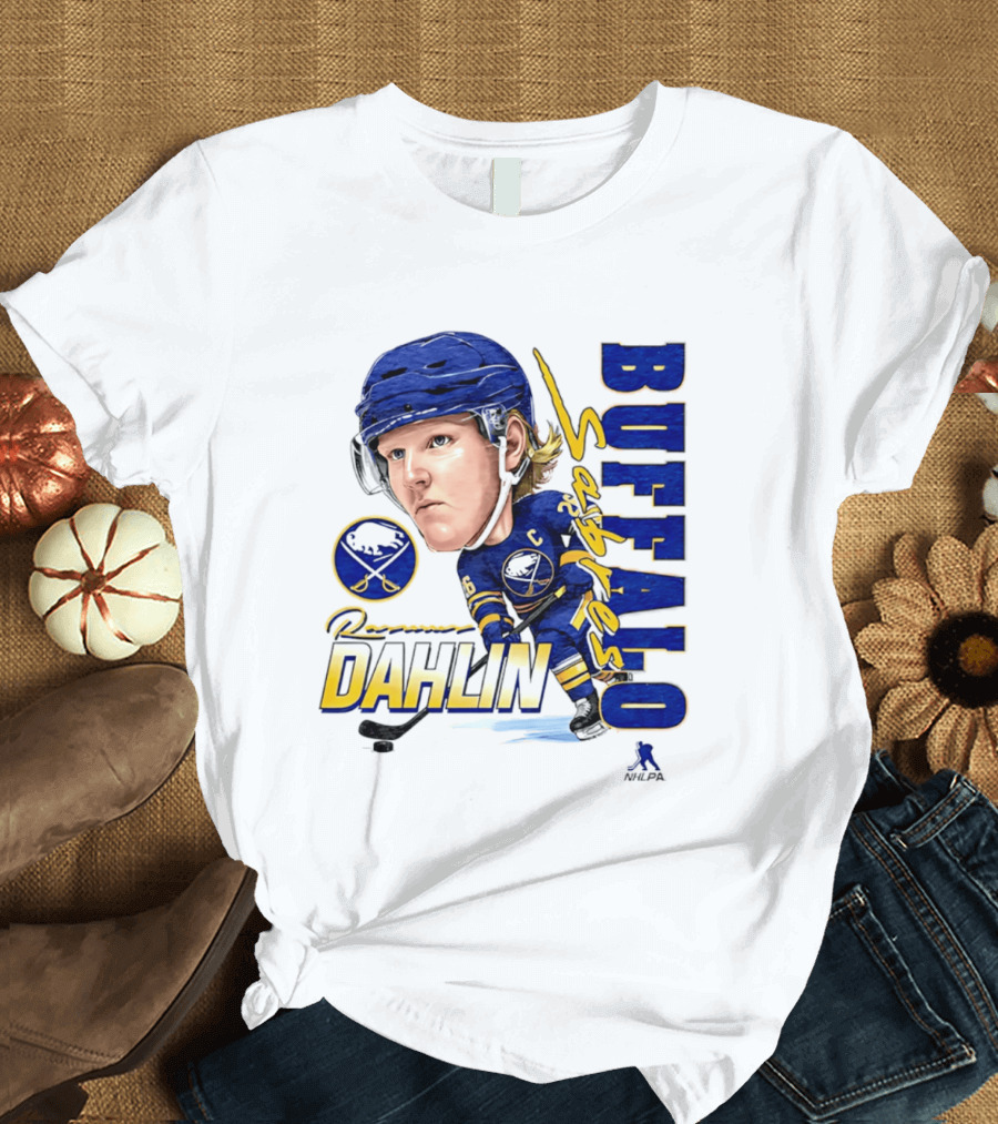 Rasmus Dahlin Captain Buffalo Sabres NHLPA Caricature T-Shirt