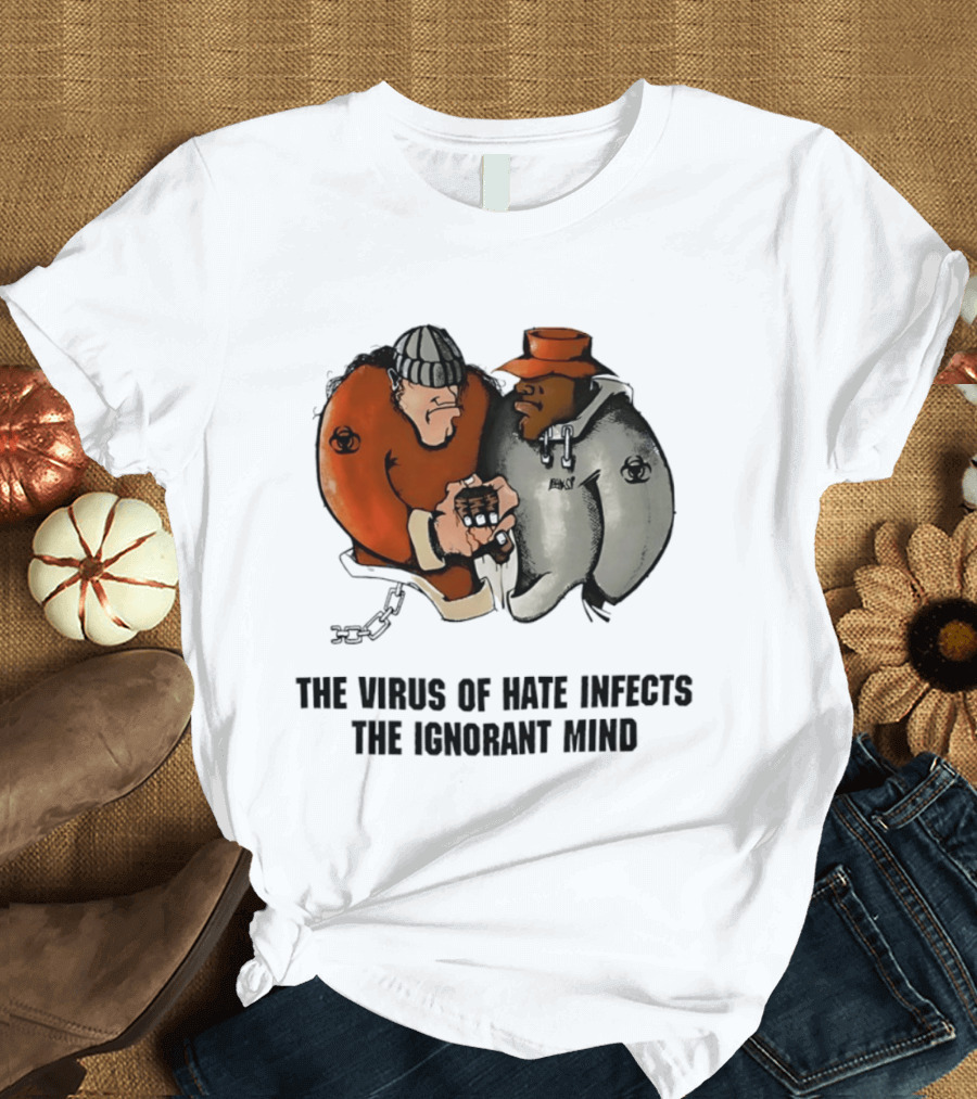 The Virus Of Hate Infects The Ignorant Mind 90s Biohazard T-Shirt