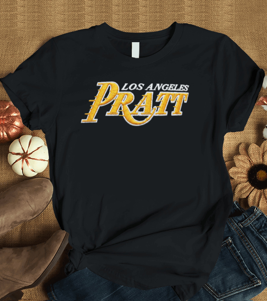 Los Angeles Pratt 2026 Embroidered Yellow T-Shirt