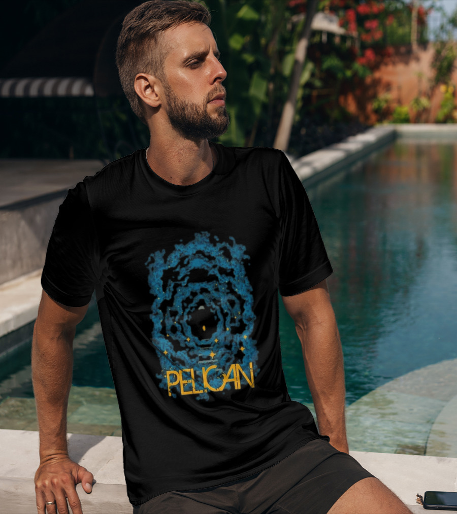 Pelican May 15 2026 Doomroosje Nijmegen Netherlands Blue Abstract T-Shirt