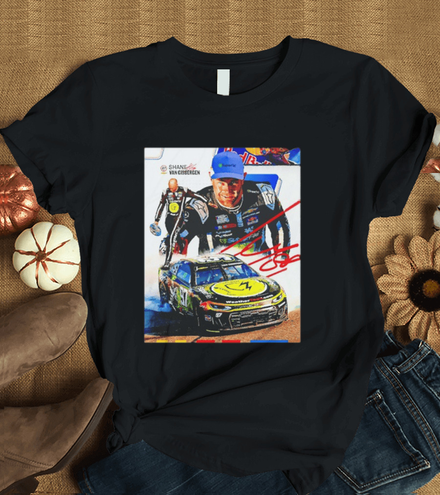 Shane Van Gisbergen NASCAR Red Bull New Zealander Racing Driver #97 T-Shirt