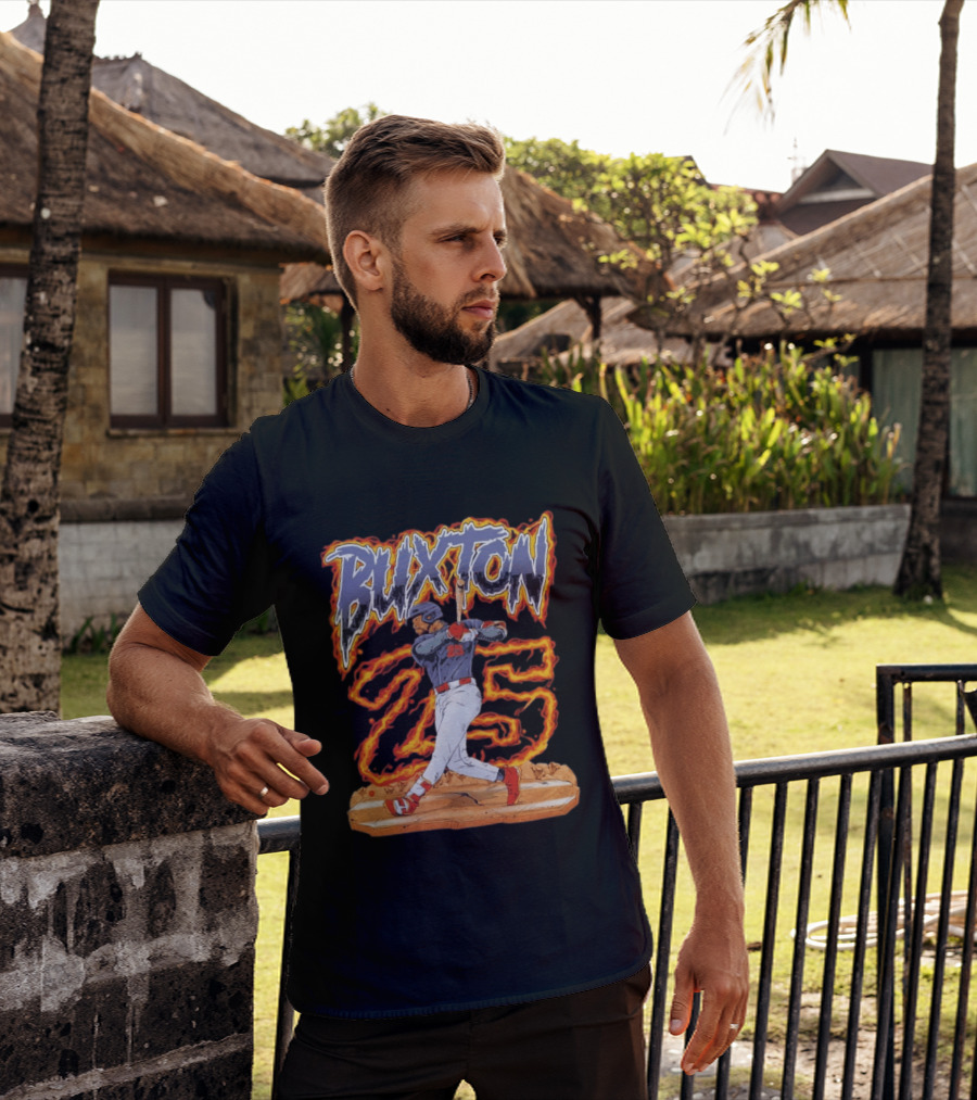 Buxton 25 Blazing Baseball Slugger T-Shirt