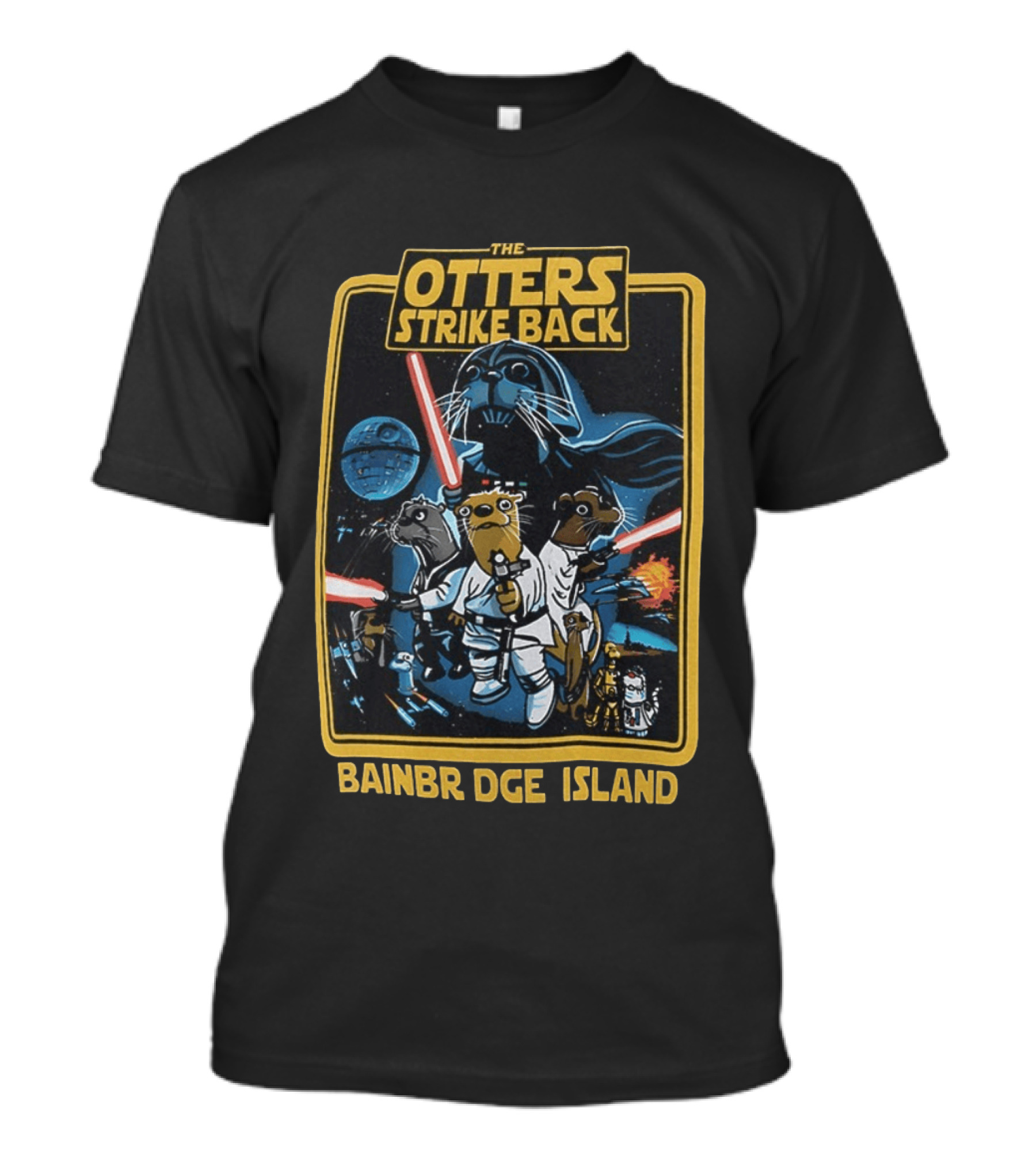 The Otters Strike Back Bainbridge Island Star Wars T-Shirt