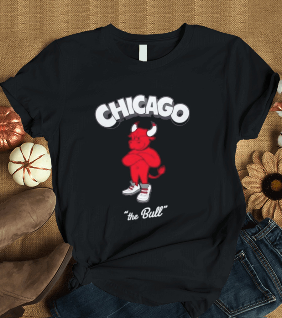 Chicago Bulls Toon Bull NBA Cartoon T-Shirt