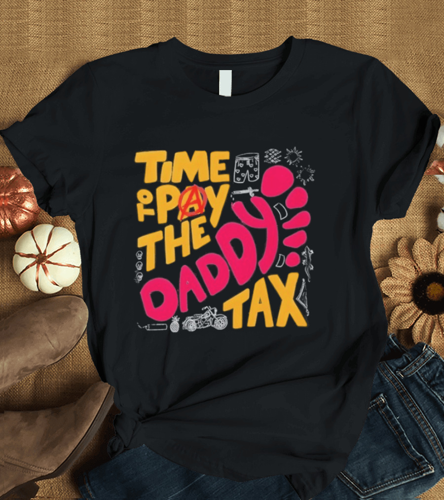 Time To Pay The Daddy Tax Dungeon Crawler Carl Footprint T-Shirt