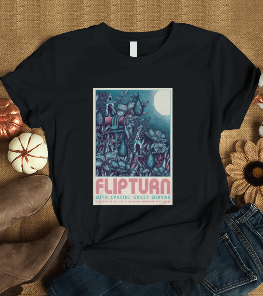 FLIPTURN With Special Guest Winyah St. Augustine Ampitheatre 9/25/26 T-Shirt