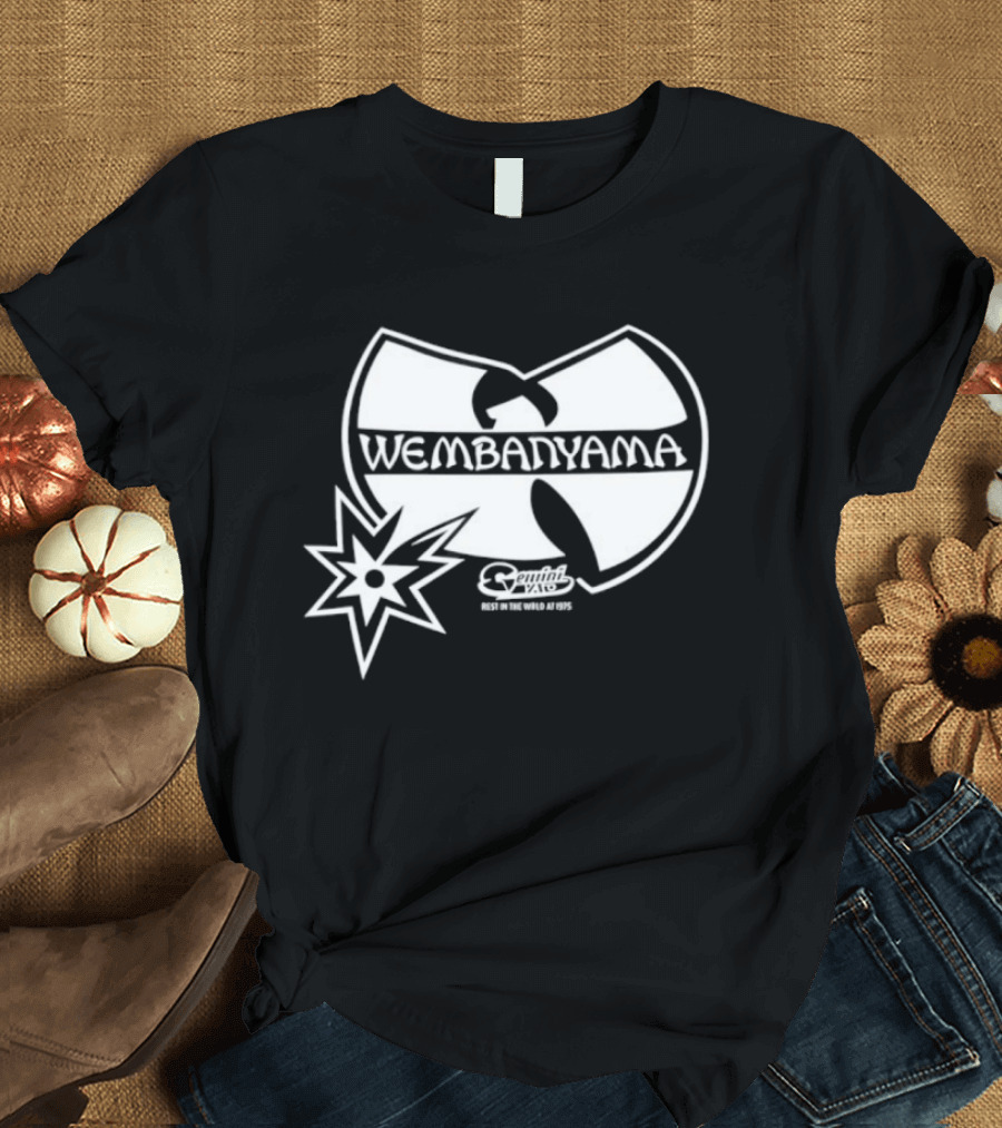 Victor Wembanyama Wu Tang San Antonio Spurs Cactus Basketball 1975 T-Shirt