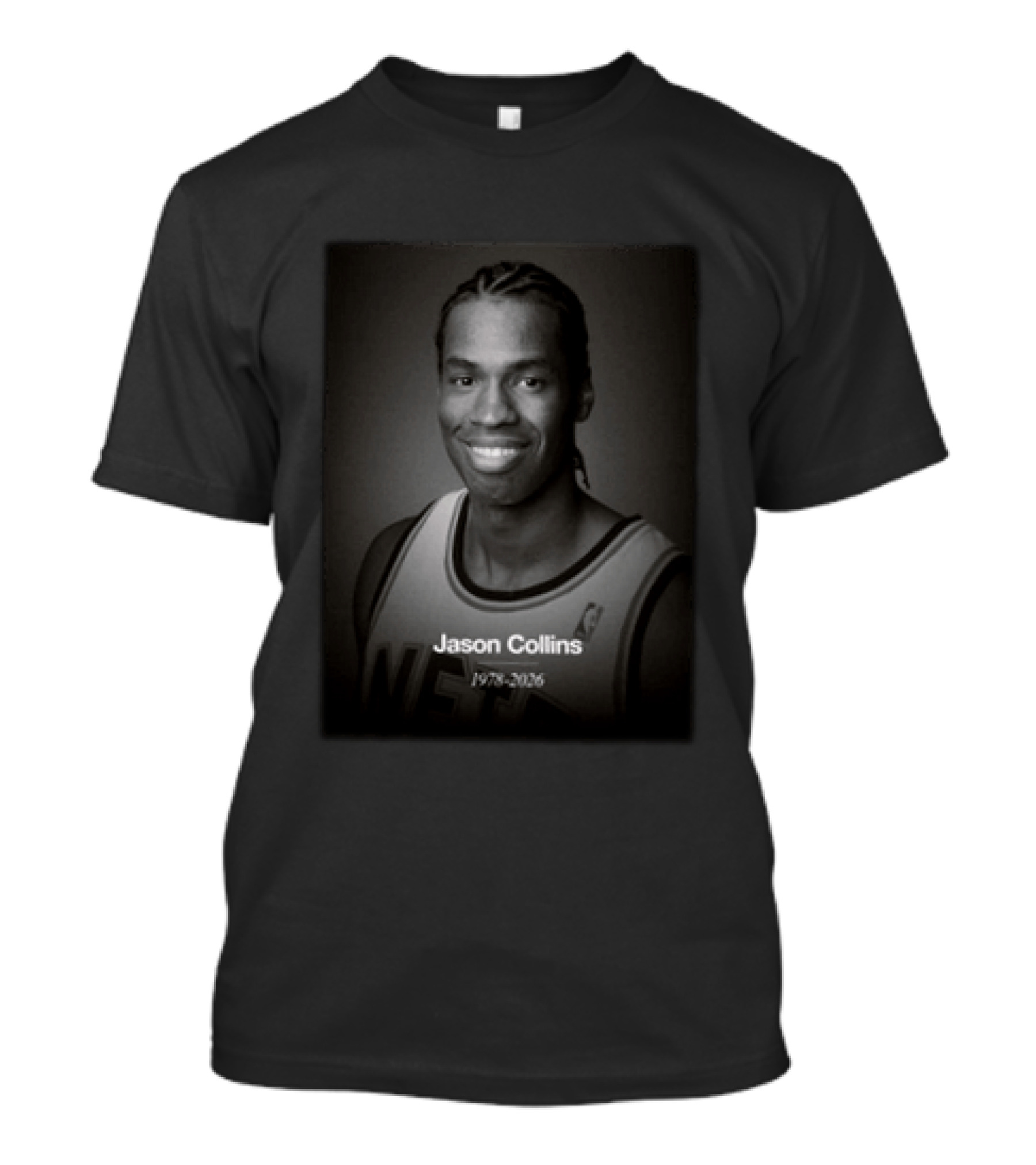 Jason Collins 1978 2026 Nets Basketball Player T-Shirt