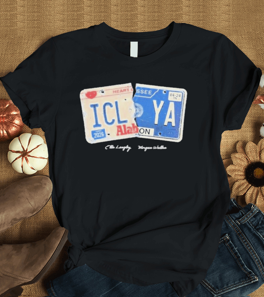 Morgan Wallen Ella Langley 2026 ICLYA Alabama Tennessee Heart Tour T-Shirt