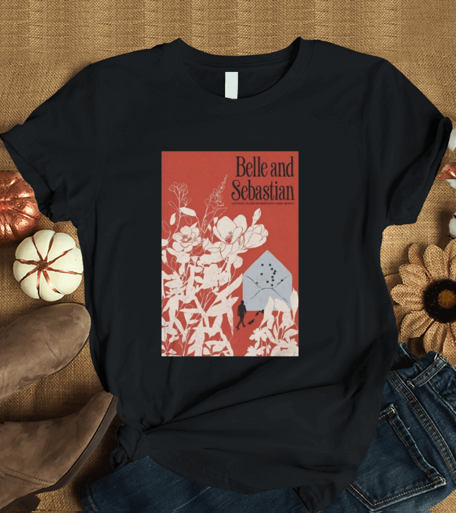 Belle And Sebastian 13 De Mayo Teatro Metropólitan CDMX Mexico Floral T-Shirt