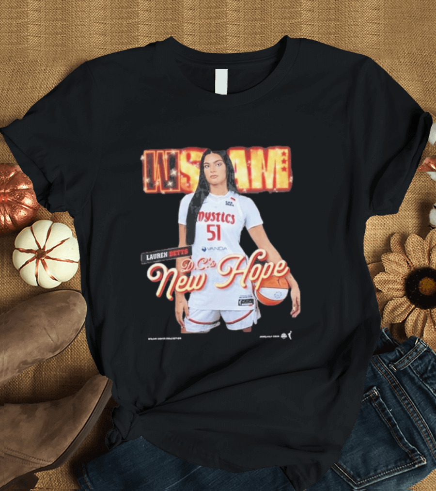 SLAM 262 Washington Mystics Lauren Betts DC's New Hope T-Shirt