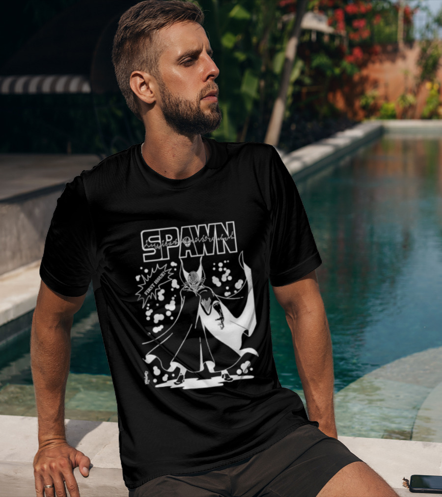 Spawn First Issue Comic Artwork Cover Retro 90s T-Shirt