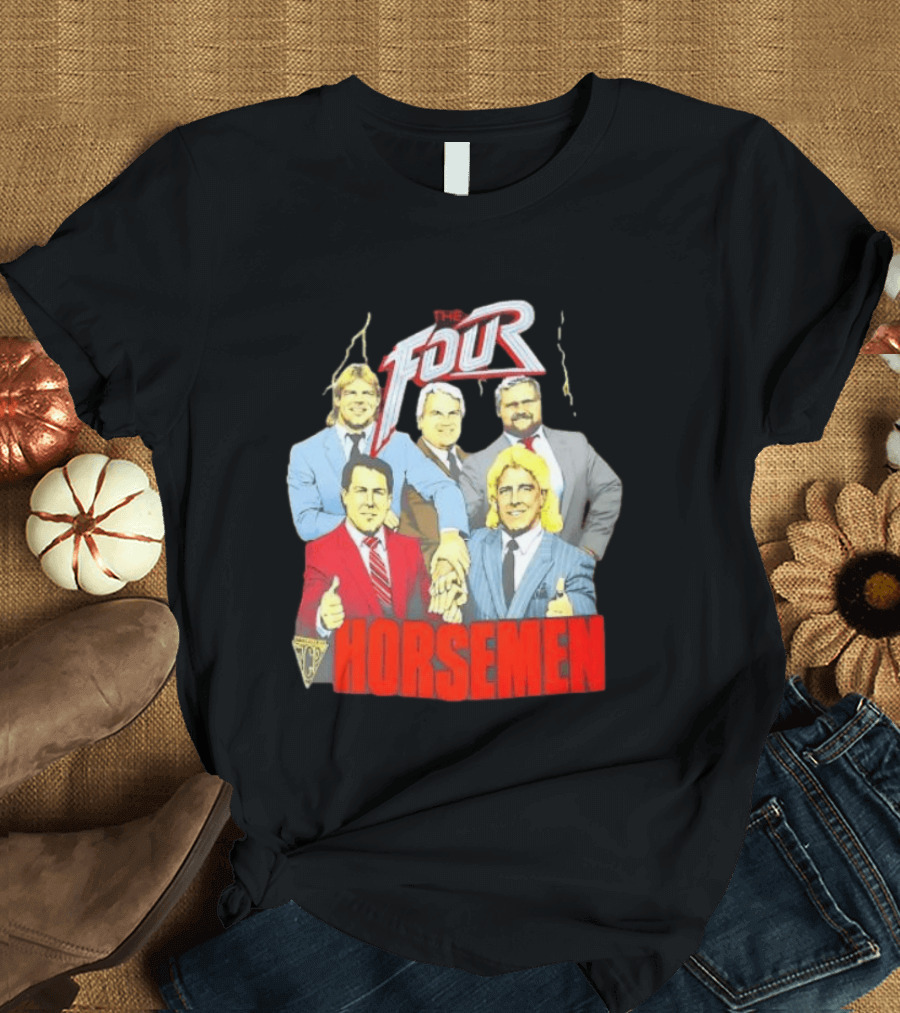 The Four Horsemen Jim Crockett Promotions Stylin Collection T-Shirt
