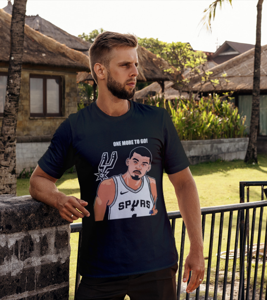 Victor Wembanyama San Antonio Spurs One More To Go T-Shirt