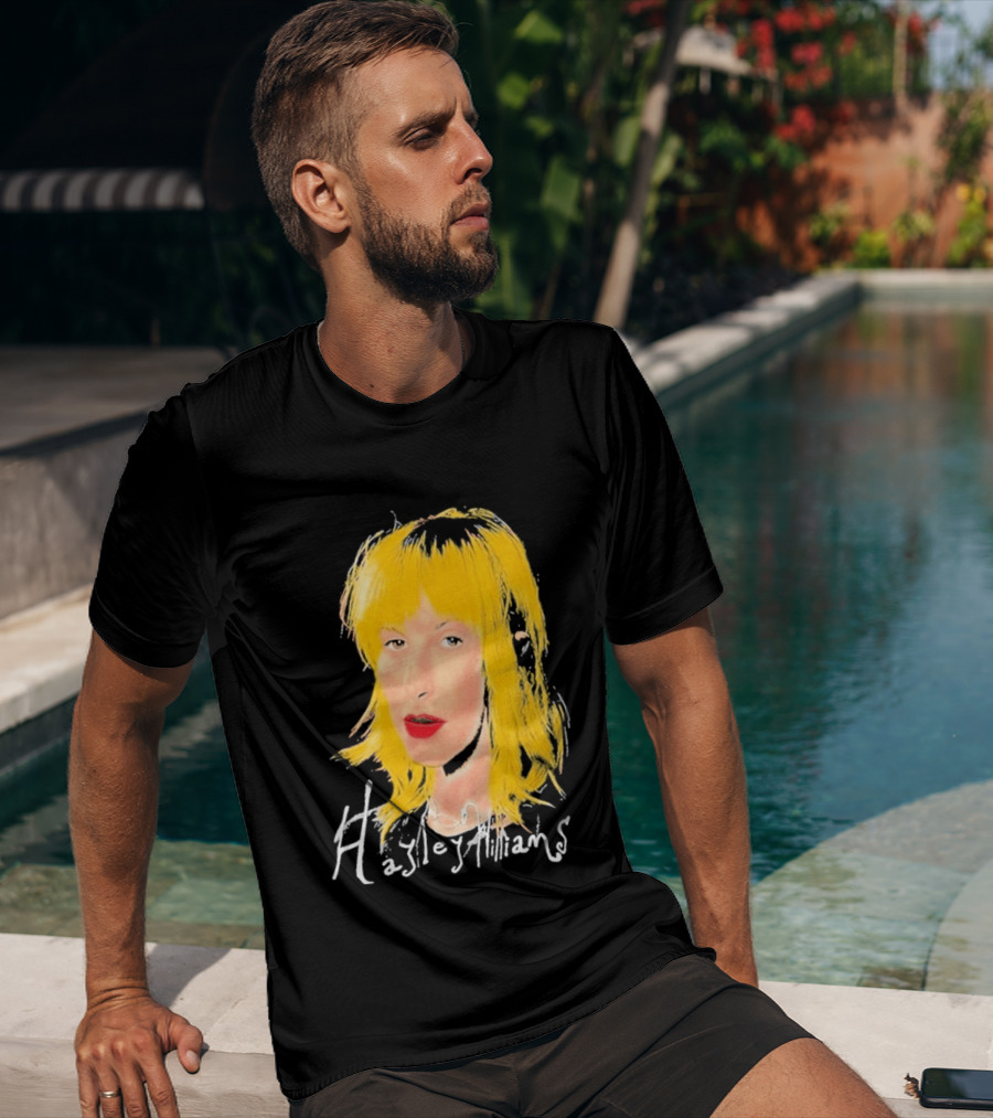 Hayley Williams 2026 Blonde Hair Red Lips T-Shirt