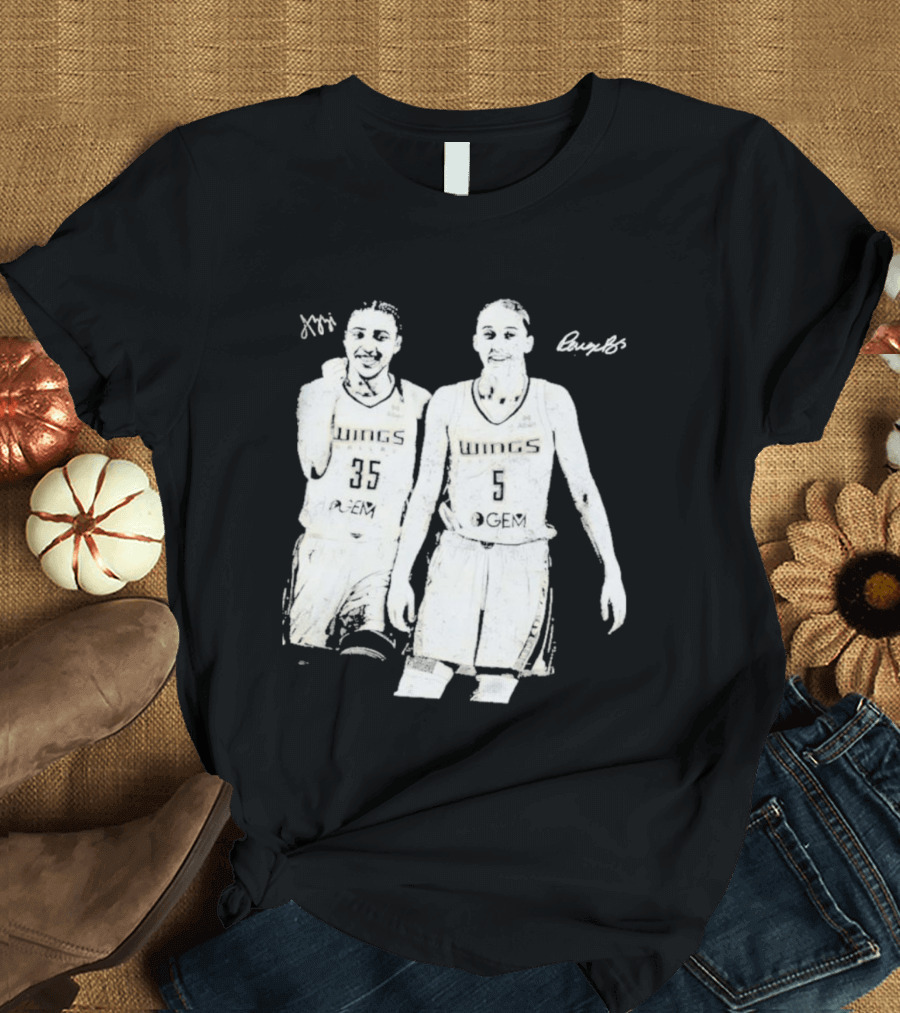 Azzi Fudd Paige Bueckers Basketball Number 35 5 WNBA T-Shirt