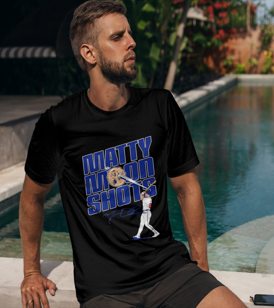 Matty Moonshots Matt Olson Baseball Signature Chop House Atlanta T-Shirt