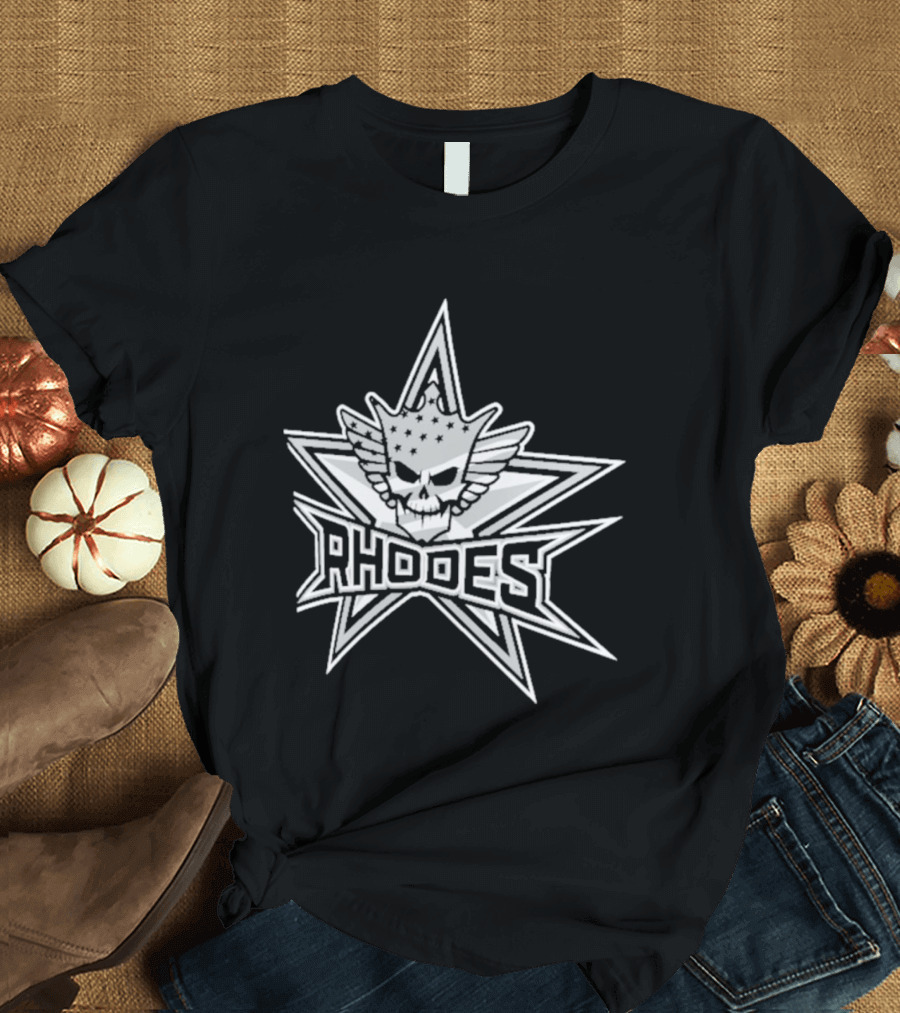 Rhodes Skull Crown Star Crest T-Shirt
