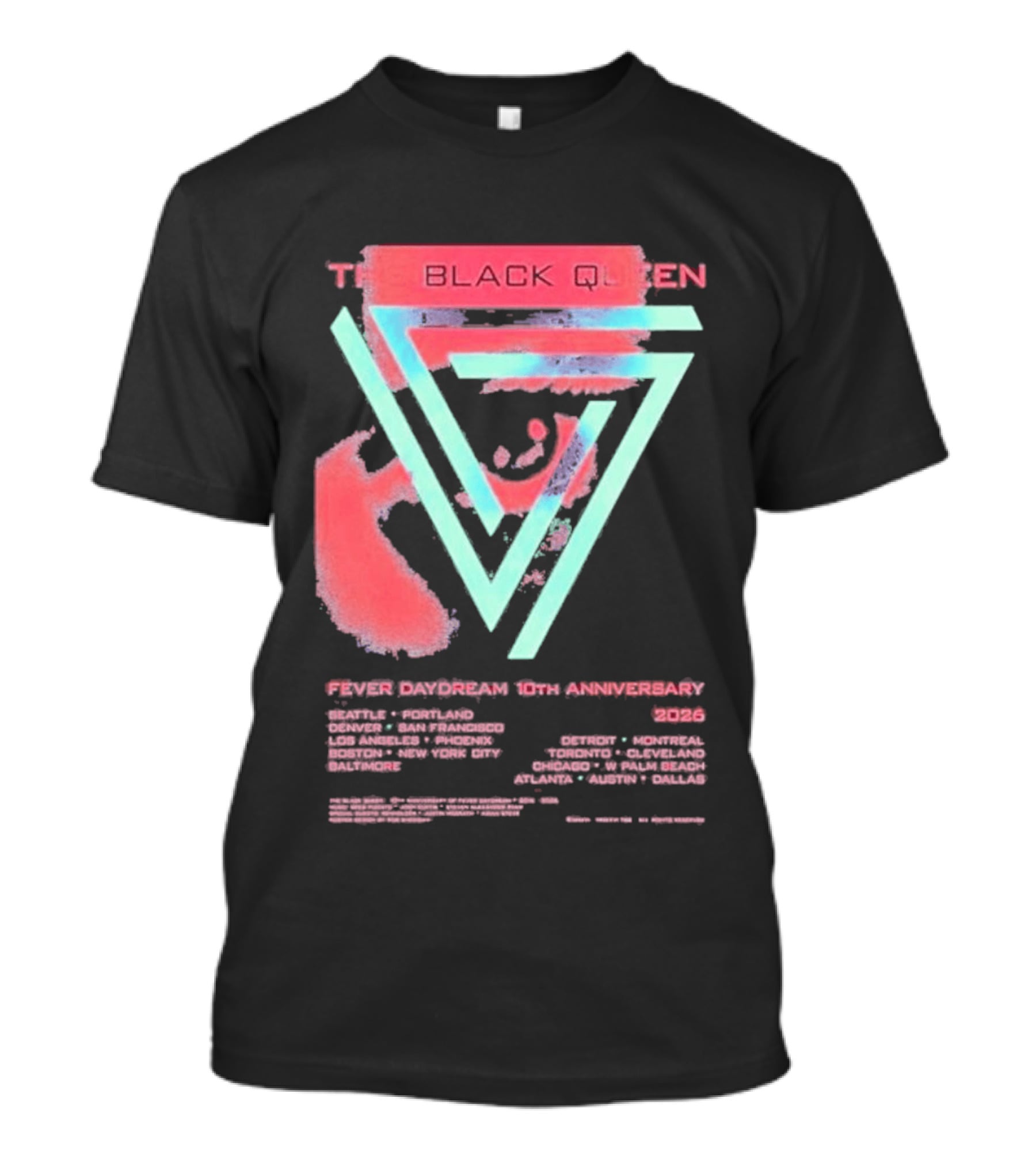 The Black Queen Fever Daydream 10th Anniversary 2026 T-Shirt