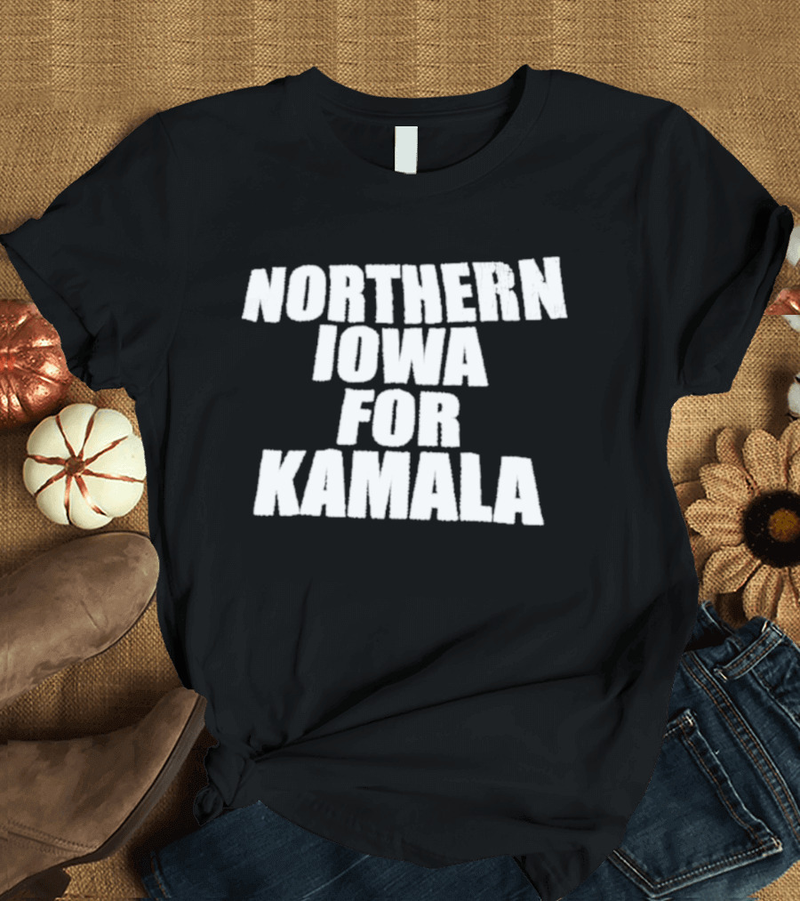 Northern Iowa For Kamala Panthers Supporters T-Shirt