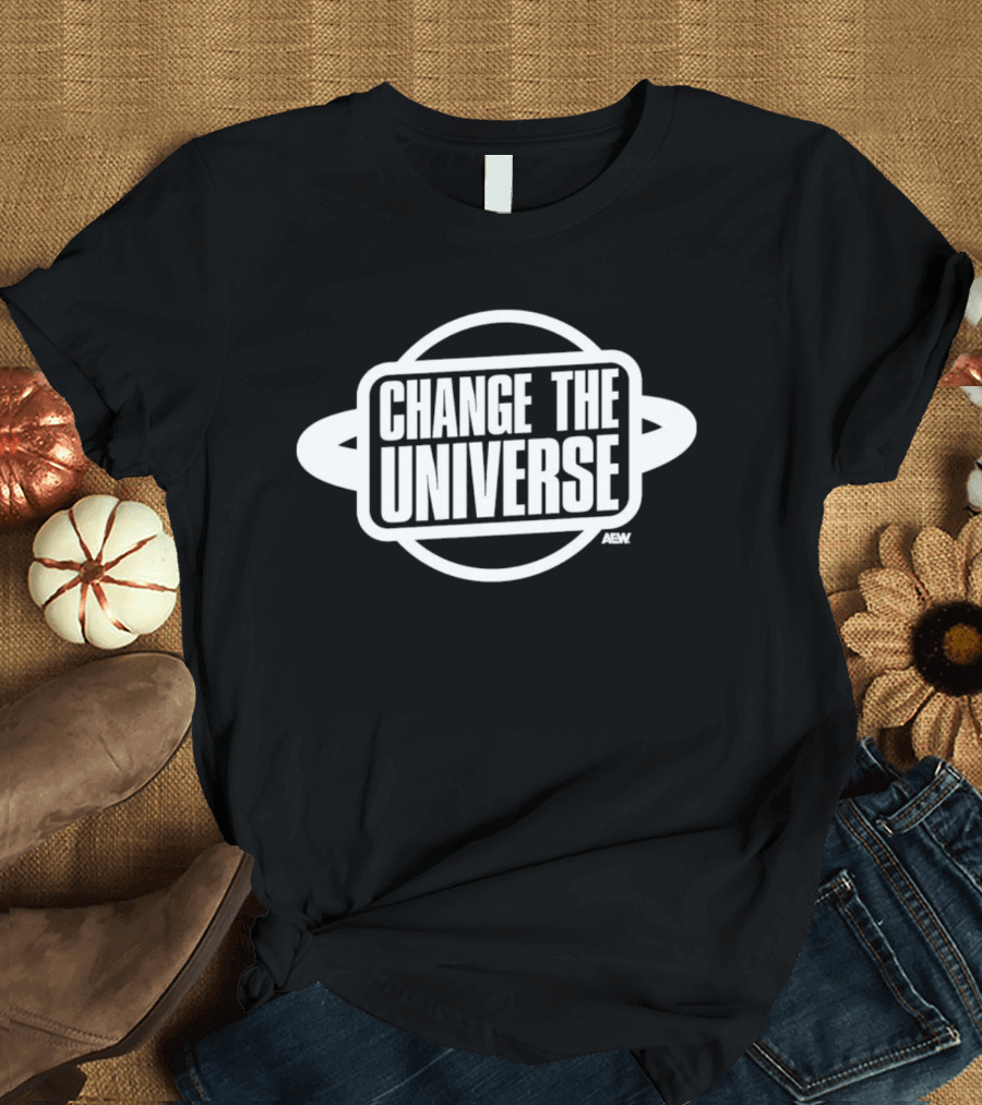 AEW Change The Universe Wrestling Promotion T-Shirt