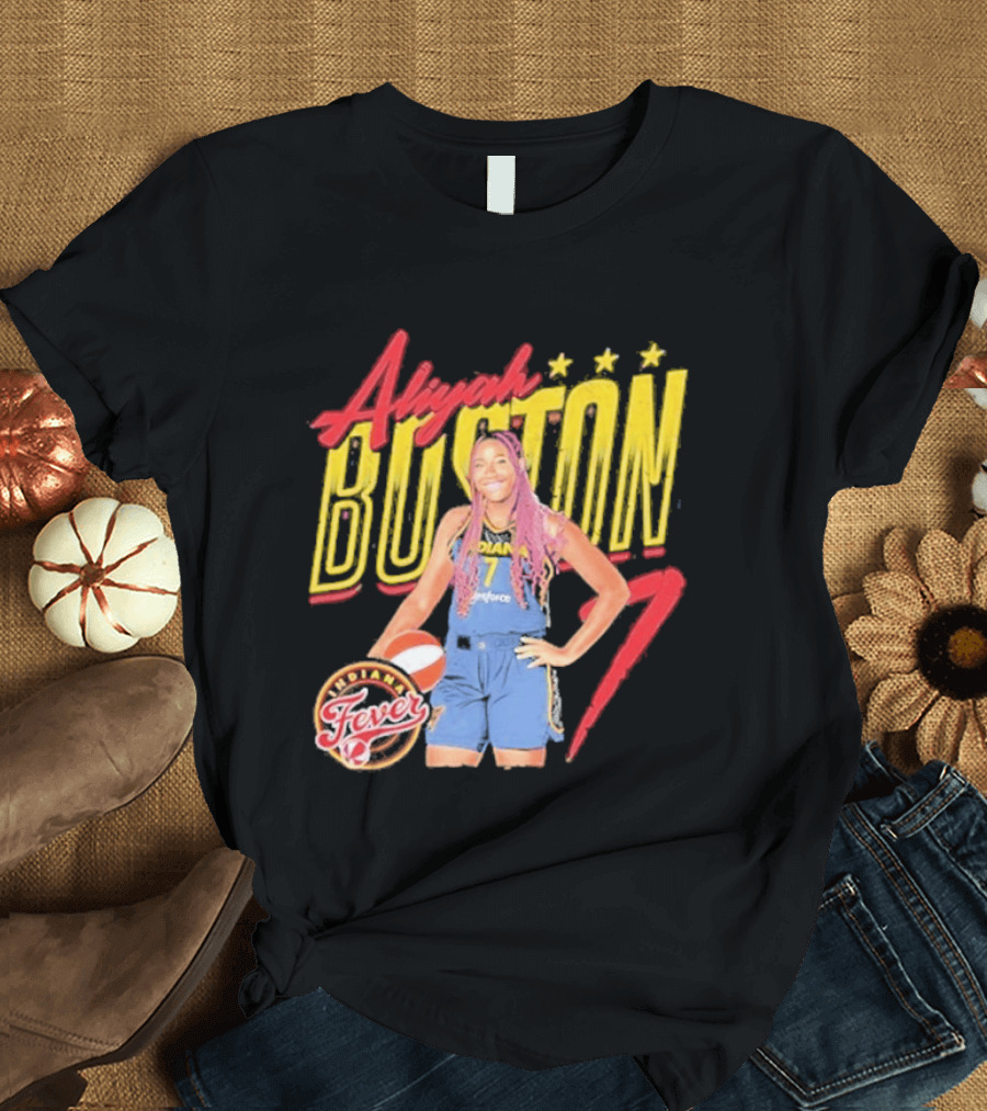 Aliyah Boston 7 Fever WNBA Basketball Star T-Shirt