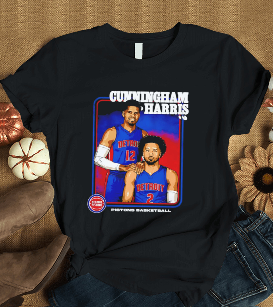 Cunningham Harris Detroit Pistons Basketball 2026 T-Shirt