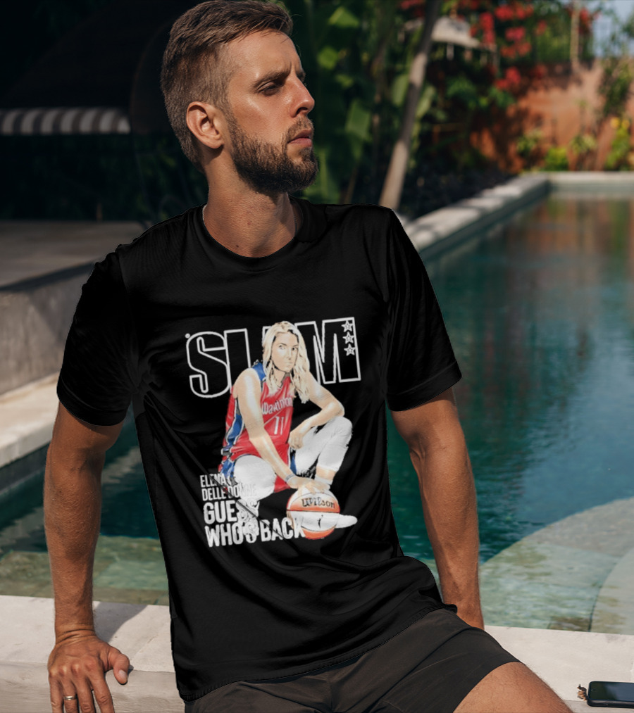 Elena Delle Donne Guess Who's Back Slam 238 Washington Basketball T-Shirt