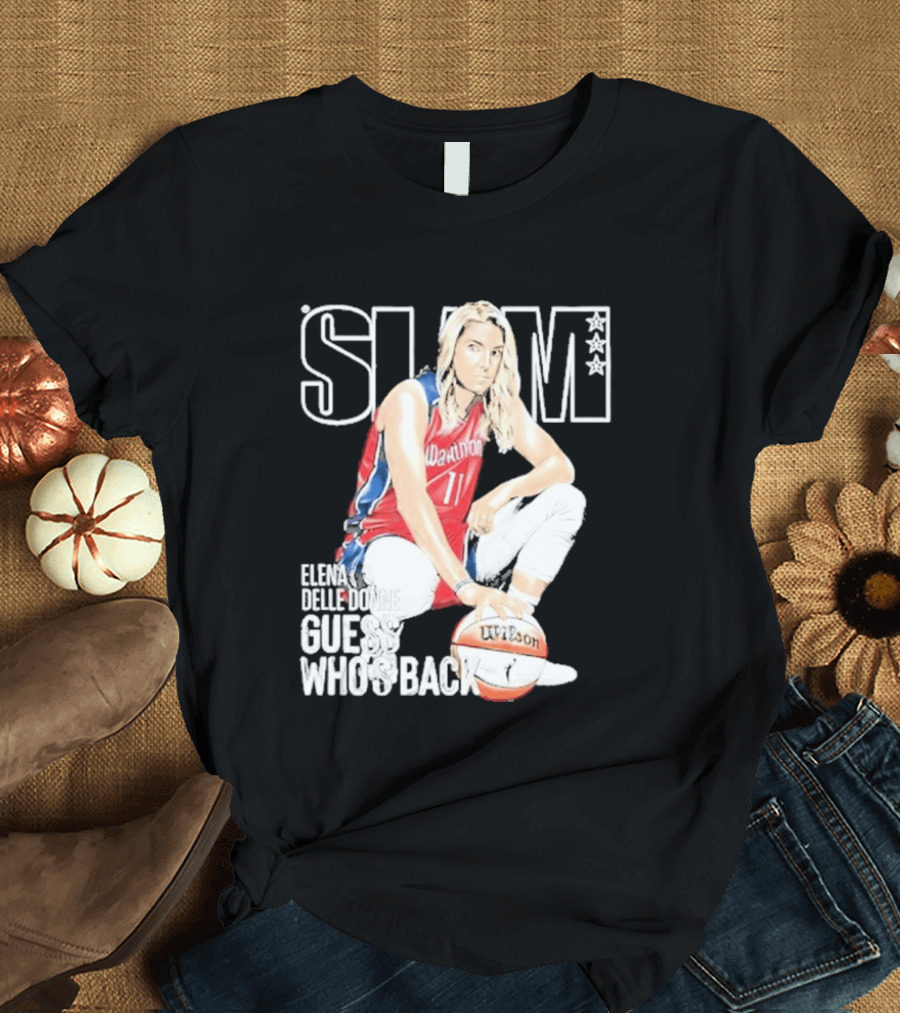 Elena Delle Donne Guess Who's Back Slam 238 Washington Basketball T-Shirt