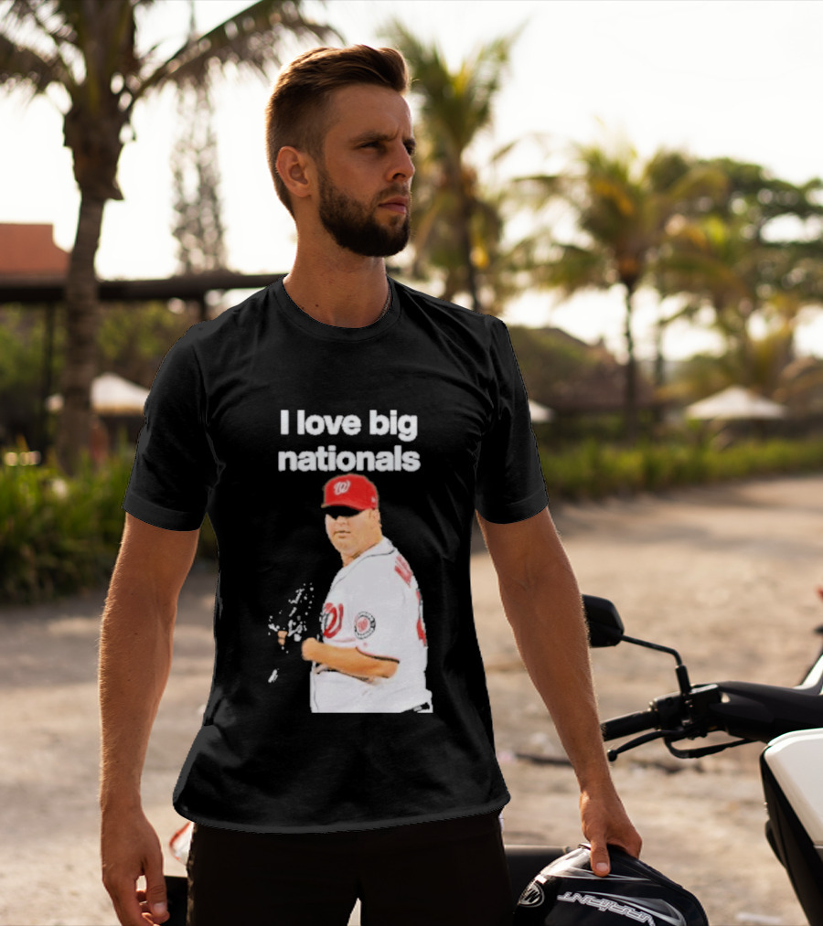 I Love Big Nationals Baseball Matt Albers T-Shirt