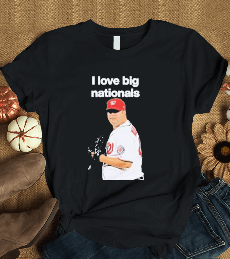I Love Big Nationals Baseball Matt Albers T-Shirt
