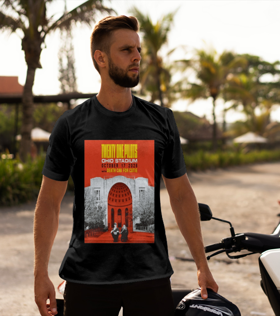 Twenty One Pilots Ohio Stadium October 17 2026 With Death Cab For Cutie T-Shirt