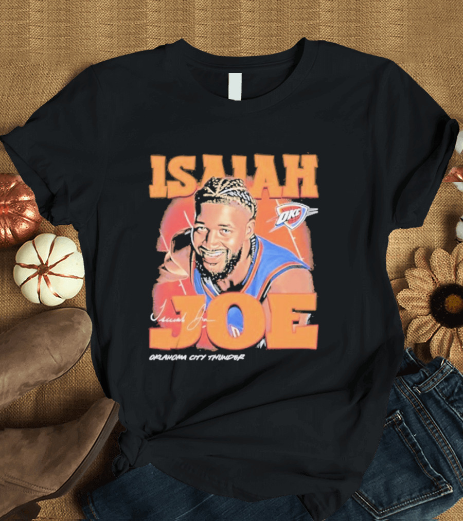 Isaiah Joe Oklahoma City Thunder Airbrush Signature T-Shirt