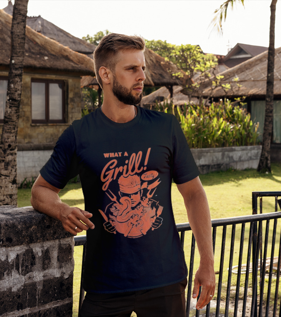 What A Grill 1964 Fangamer Metal Solid Video Game T-Shirt