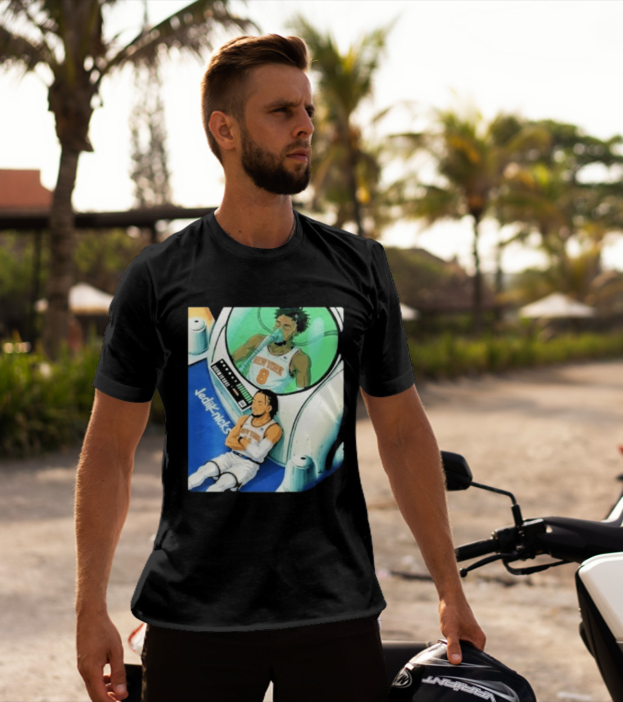 Jalen Brunson OG Anunoby New York Knicks 2026 Jedi+Knicks T-Shirt