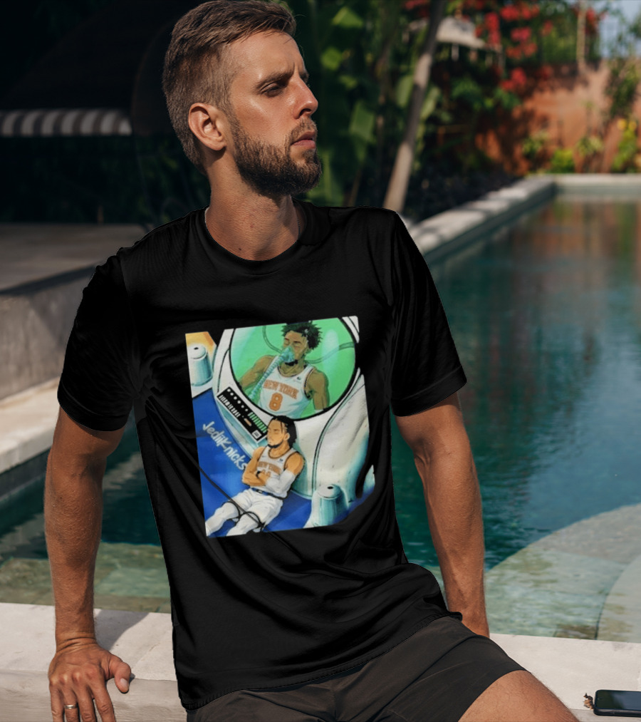 Jalen Brunson OG Anunoby New York Knicks 2026 Jedi+Knicks T-Shirt