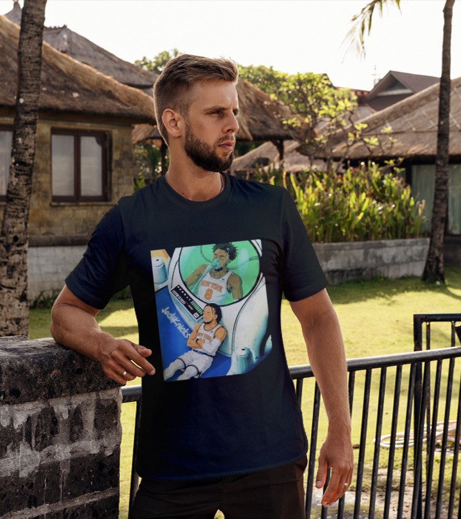 Jalen Brunson OG Anunoby New York Knicks 2026 Jedi+Knicks T-Shirt