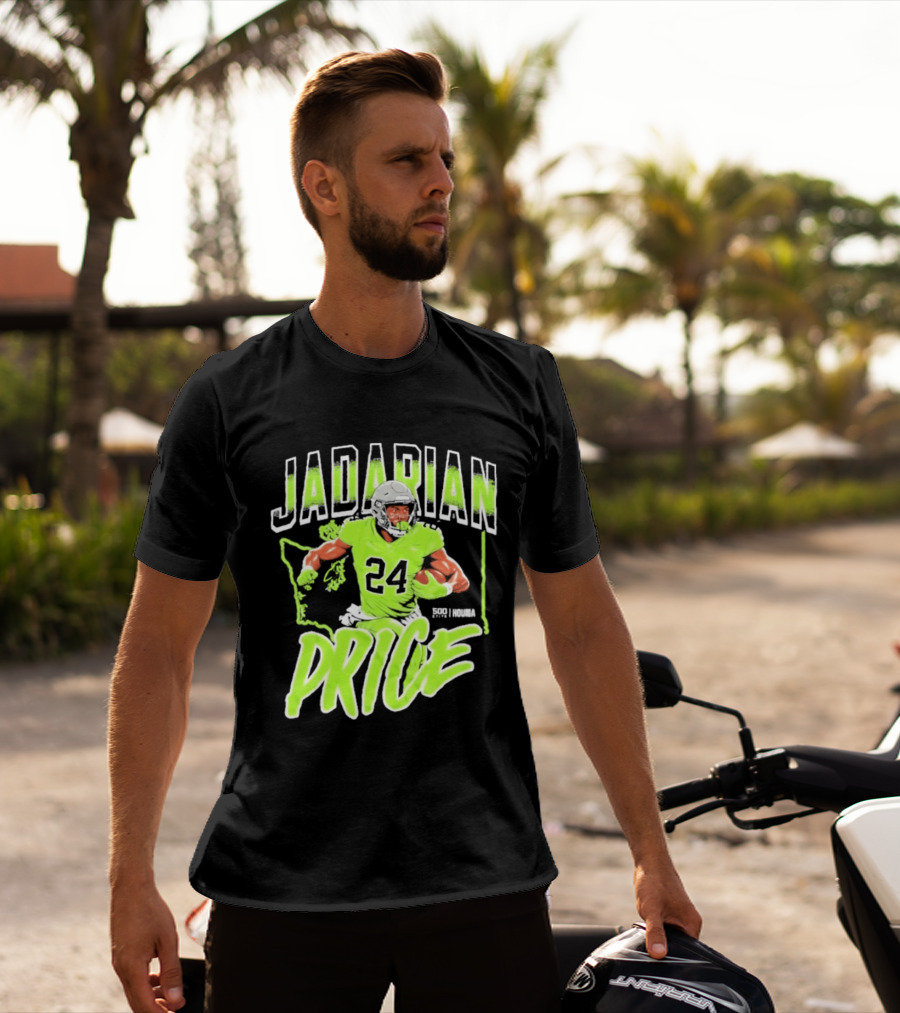 Jadarian Price 24 Seattle Football Running Back T-Shirt