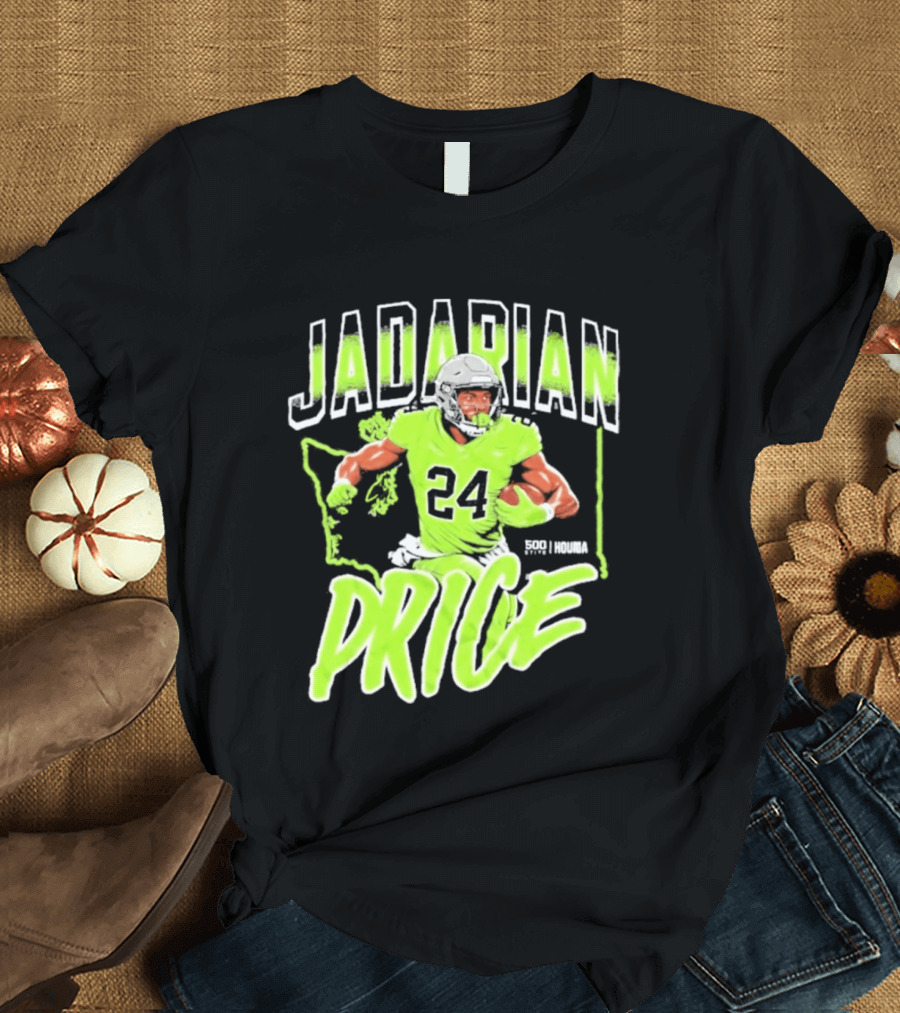 Jadarian Price 24 Seattle Football Running Back T-Shirt