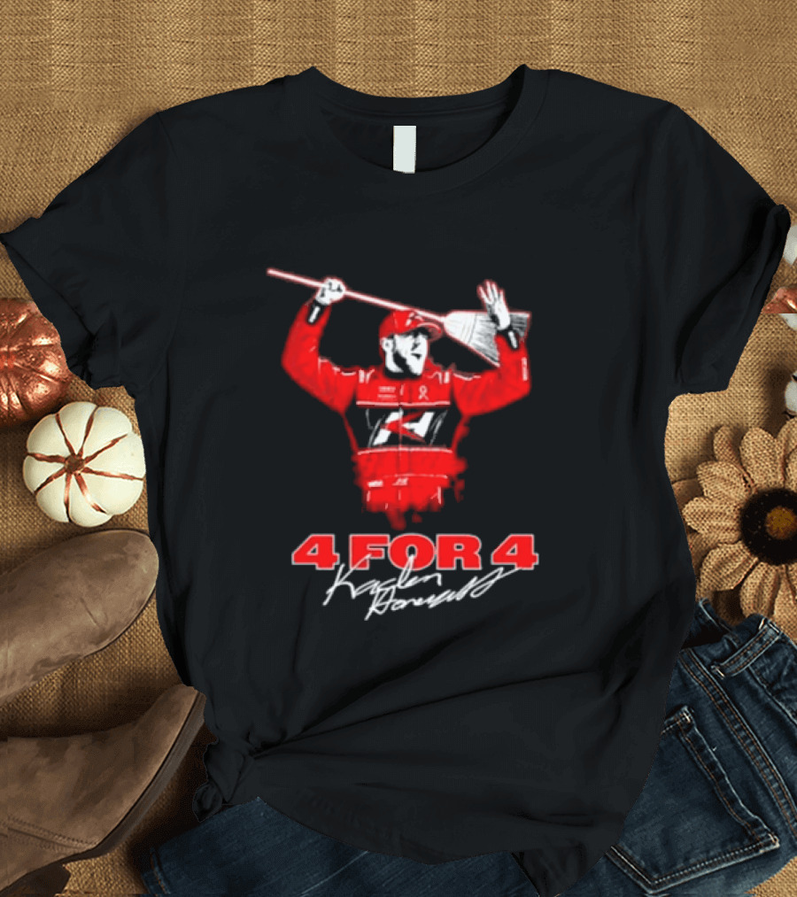 Kaden Honeycutt 4 For 4 NASCAR Craftsman Truck Series Weekend Sweep T-Shirt