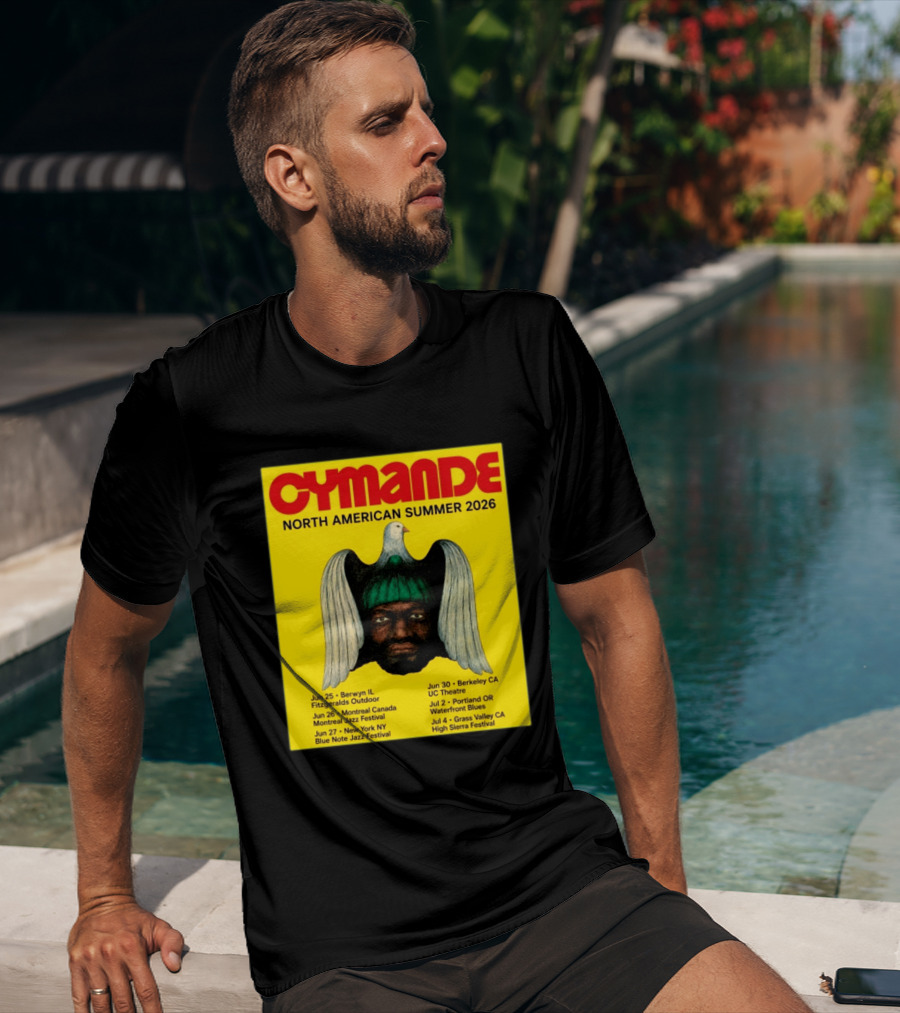 Cymande North American Summer 2026 Tour Dates And Locations T-Shirt