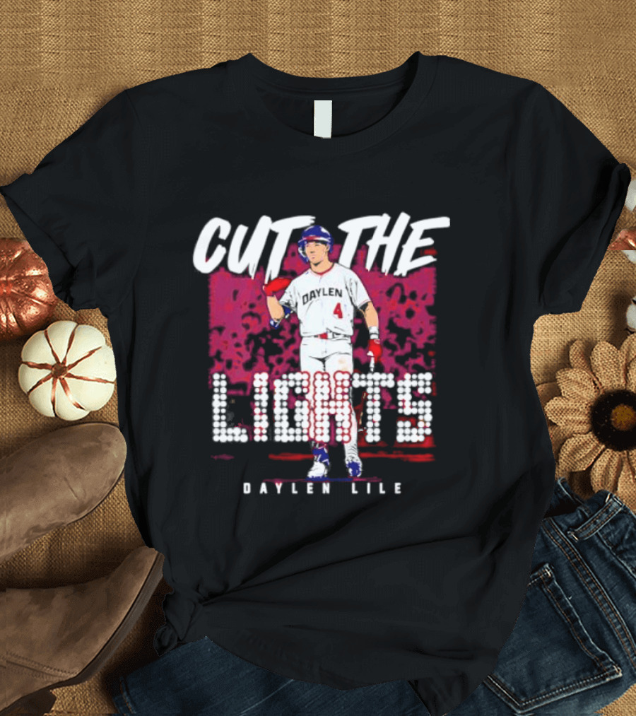 Daylen Lile Cut The Lights Washington Nationals MLB T-Shirt